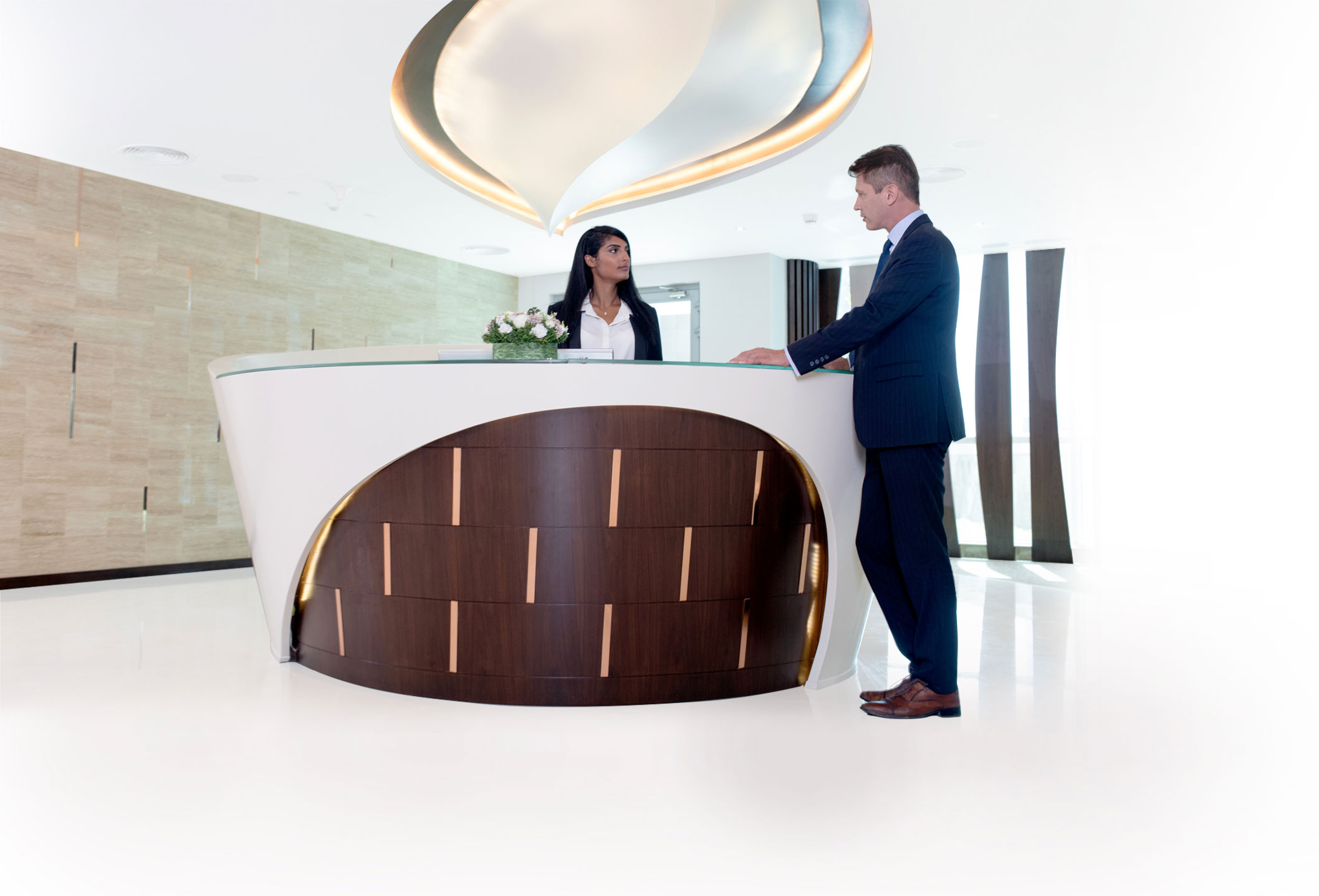dafza-business-centre-reseption Business Center at DAFZA