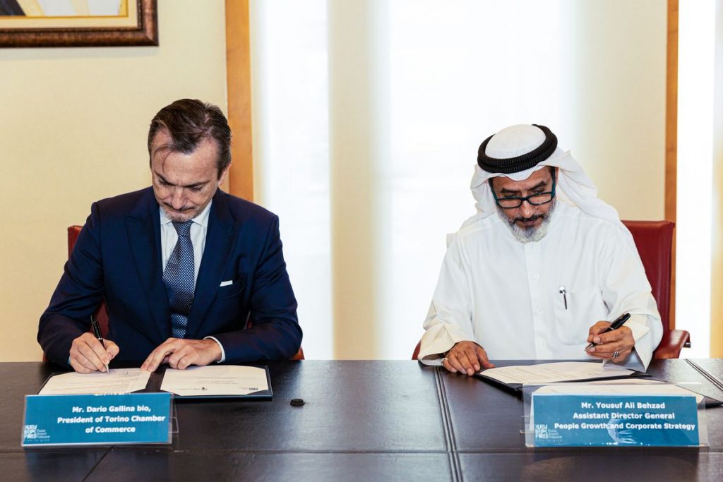 DAFZ and Torino Chamber of Commerce sign MoU